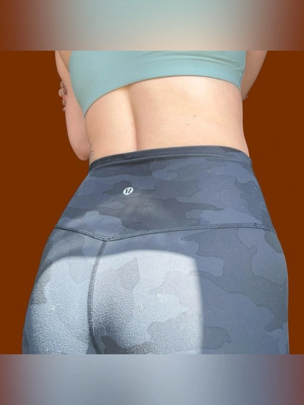 lululemon athletica High-Rise Camo Black Women's Shorts